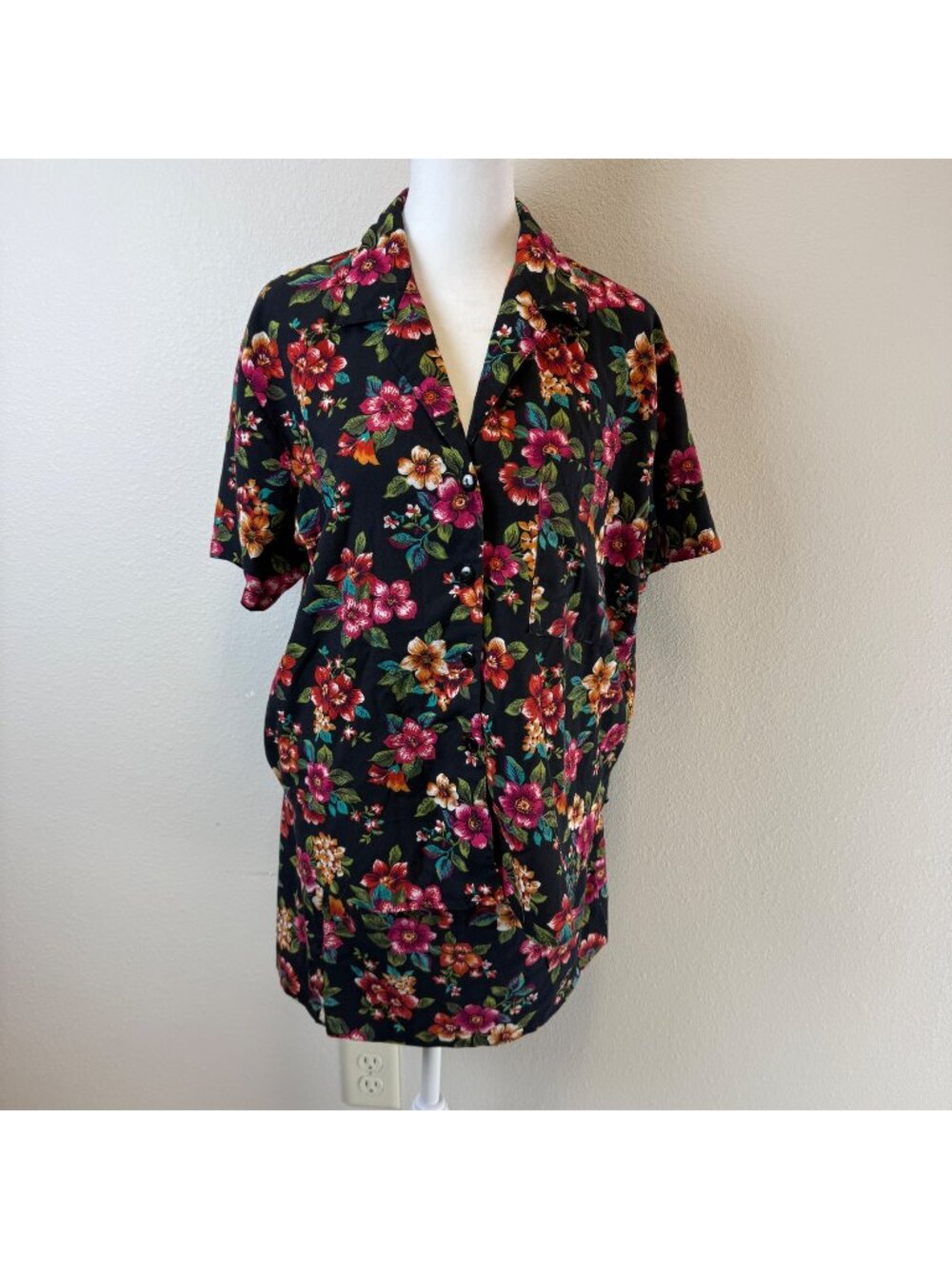 Christin Steven’s Vintage 2 Piece Skort Size Medium Floral Casual Light Academia